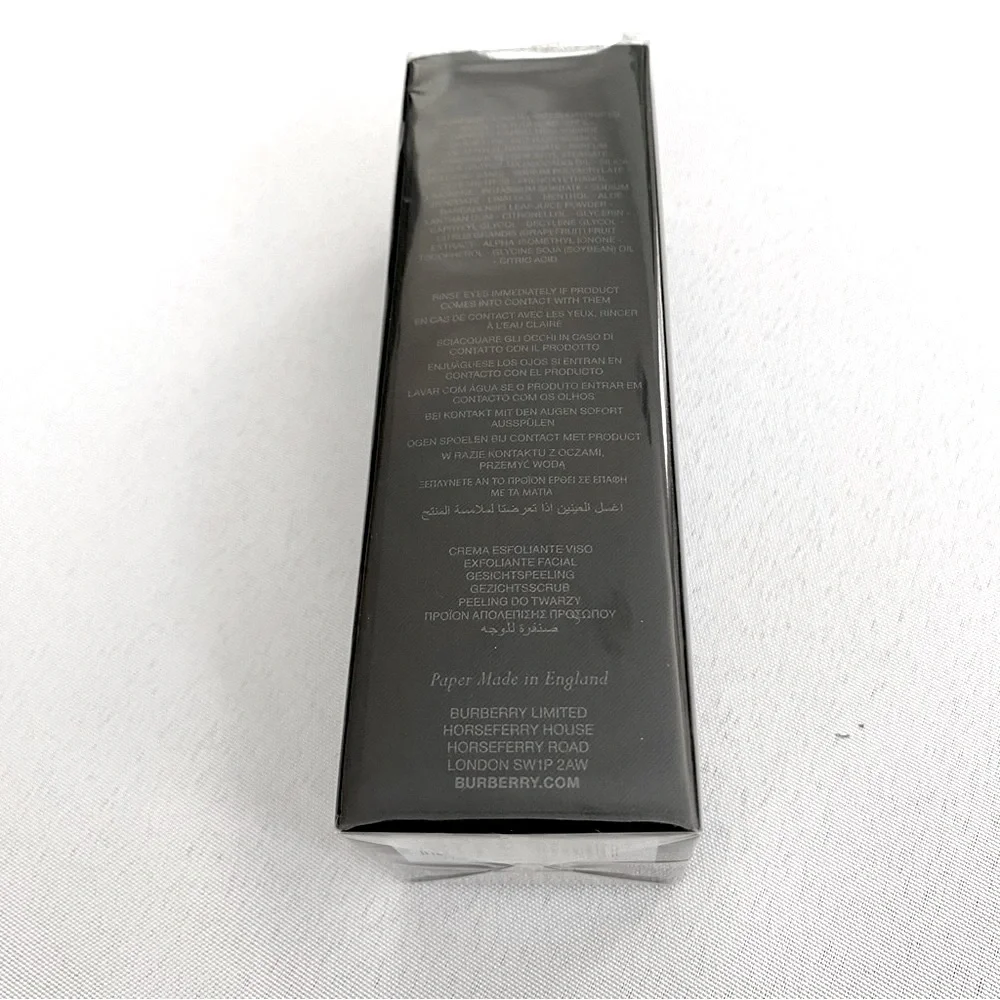 Mr. Burberry Mens Face Scrub 2.5 fl oz Luxury Masculine Brand New Sealed NWT